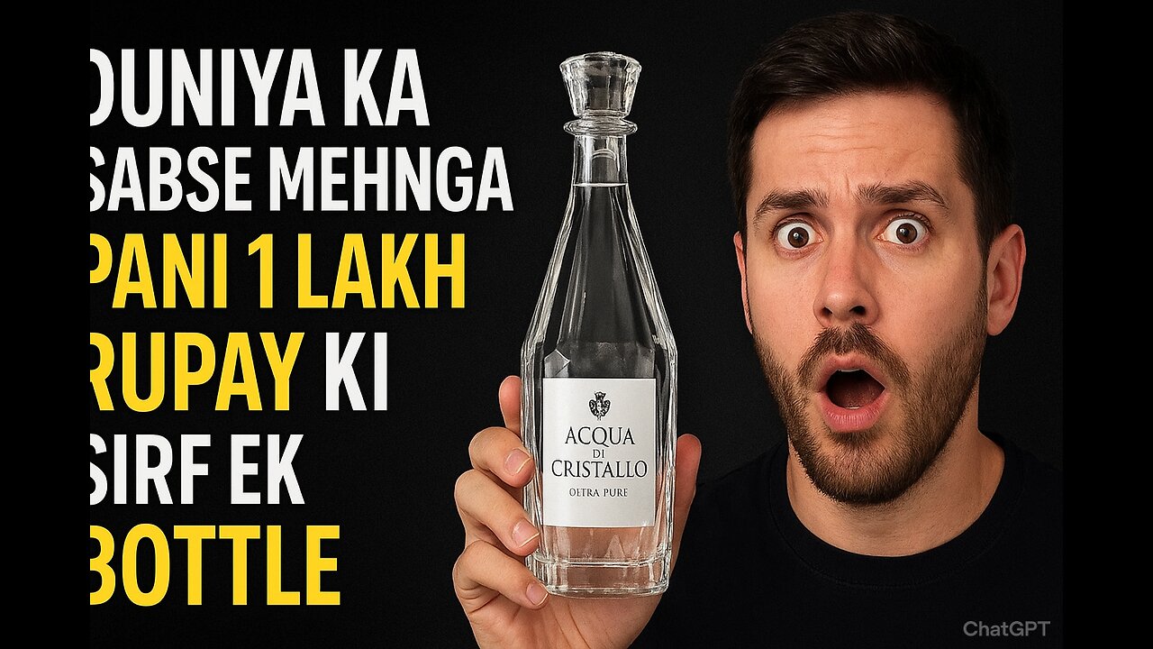 💧 "Duniya ka Sabse Mehnga Pani | 1 Lakh Rupay ki Sirf Ek Bottle"