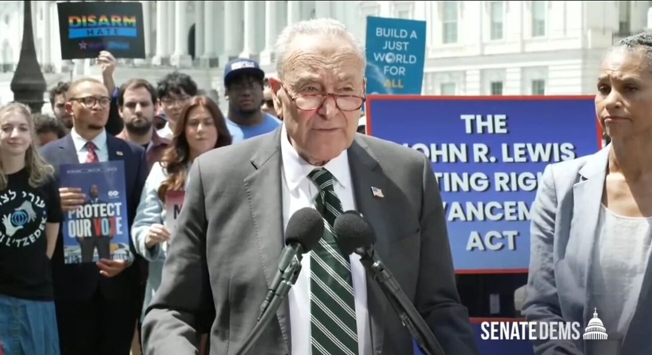 Sen Chuck Schumer Claims GOP Is Bringing Back Jim Crow
