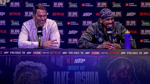 Anthony Joshua • POST FIGHT PRESS CONFERENCE | vs. Jake Paul | Netflix Boxing
