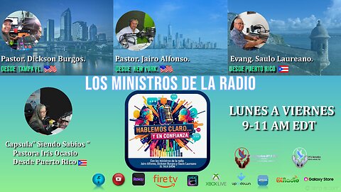 Cadena Adoracion Broadcasting Network Morning Show. Pastor Dickson Burgos Podcasting.