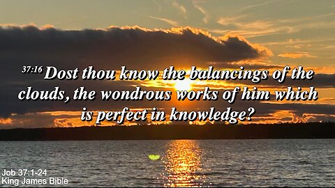 Wednesday September 24th - The Knowledge Of God Is Infinite