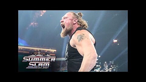 Brock Lesnar is BACK and CRUSHES John Cena with an F-5 SummerSlam 2025 highlights - WWE