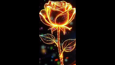 glowing flower