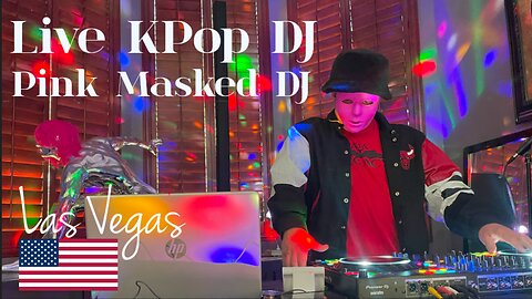 KPop DJ Pink Mask Plays Mix of Hottest KPop Songs Music