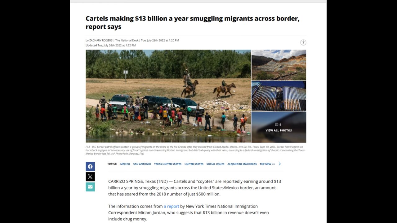 Mexican Cartel BREACHES Border and THIS Is What US Marines Just Did!!!