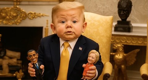 Baby Trump Makes SHOCKING Claims on Obama and the Democrats