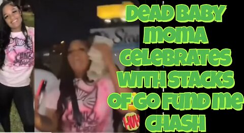 Anthony Cumia, baby moma celebrate with stack of gofundme money over her child's grave.