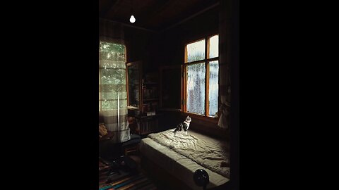 Room. Window. Rain. Peace.