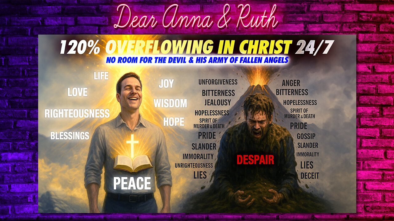 Dear Anna & Ruth: 120% Overflowing In Christ 24/7