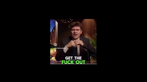 Get the fuck out! Nick Fuentes