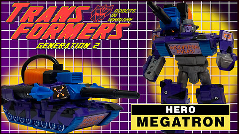 Megatron - Hero - Transformers Generation 2 -Retro Review