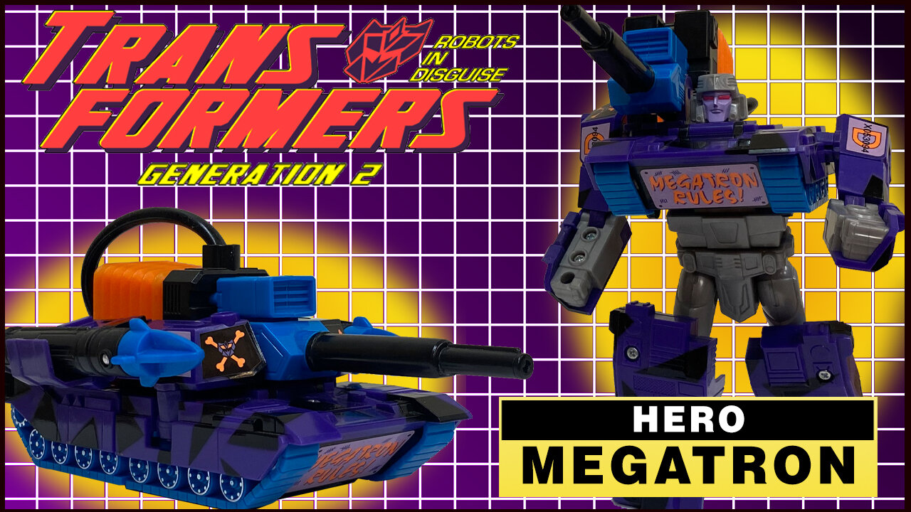 Megatron - Hero - Transformers Generation 2 -Retro Review
