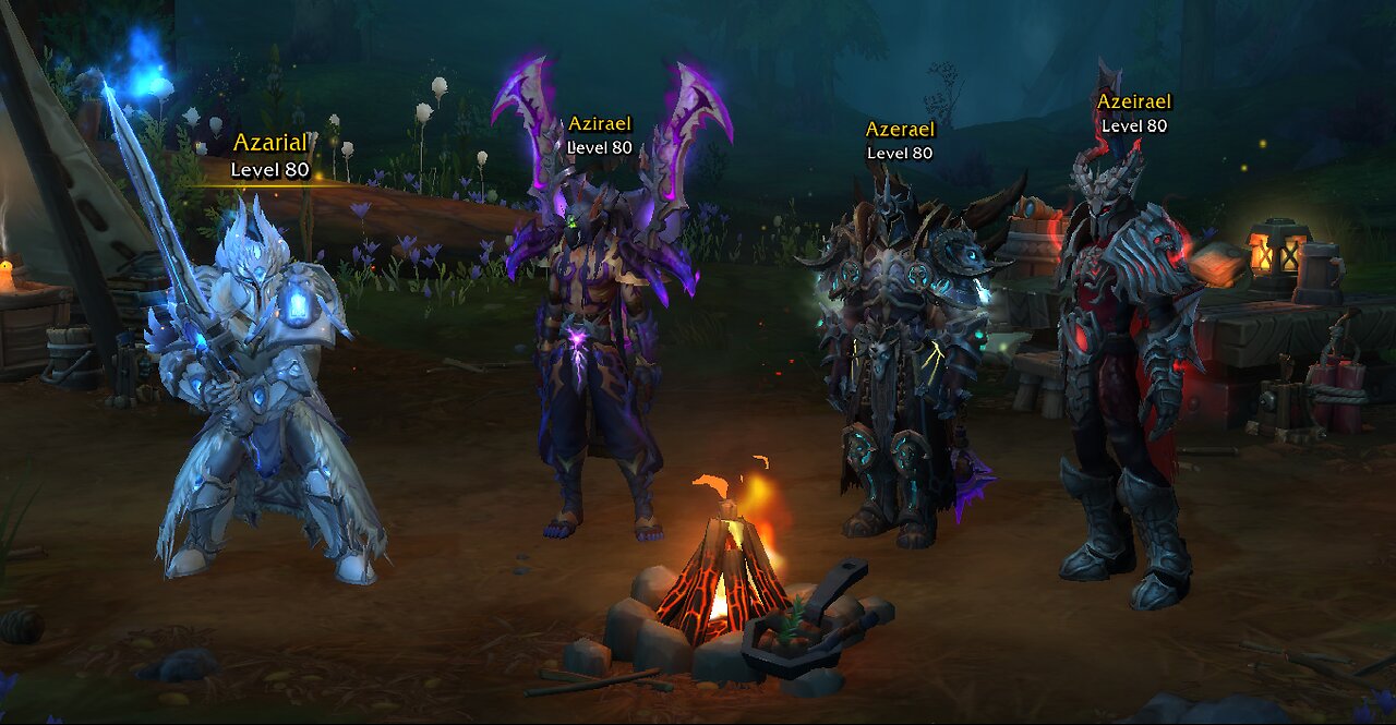 World of warcraft raiding! Heroic Gally and vault opening on multitoons