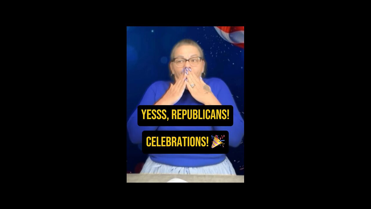 Yes, Republicans — Celebrate! 🎉 #signlanguage #talk #asl #knowledge