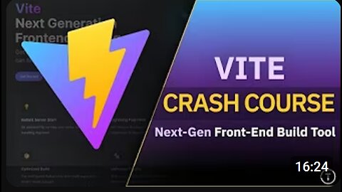 ⚡ Vite Crash Course: Faster & Better Alternative to Create React App! 🚀