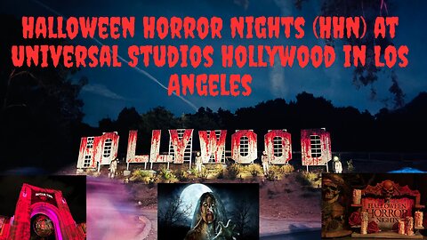 Halloween Horror Nights 2024 at Universal Studios Hollywood | LA HHN Scares - unedited