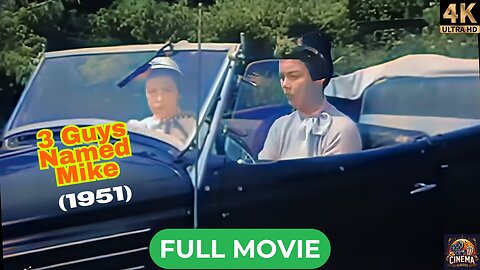 3 Guys Named Mike (1951) | Jane Wyman, Van Johnson, Howard Keel | Comedy, Romance | 4K Full Movie