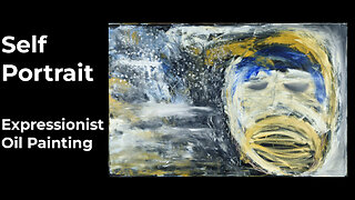 Meditative Abstract Painting | Rain Sounds and Inner Stillness