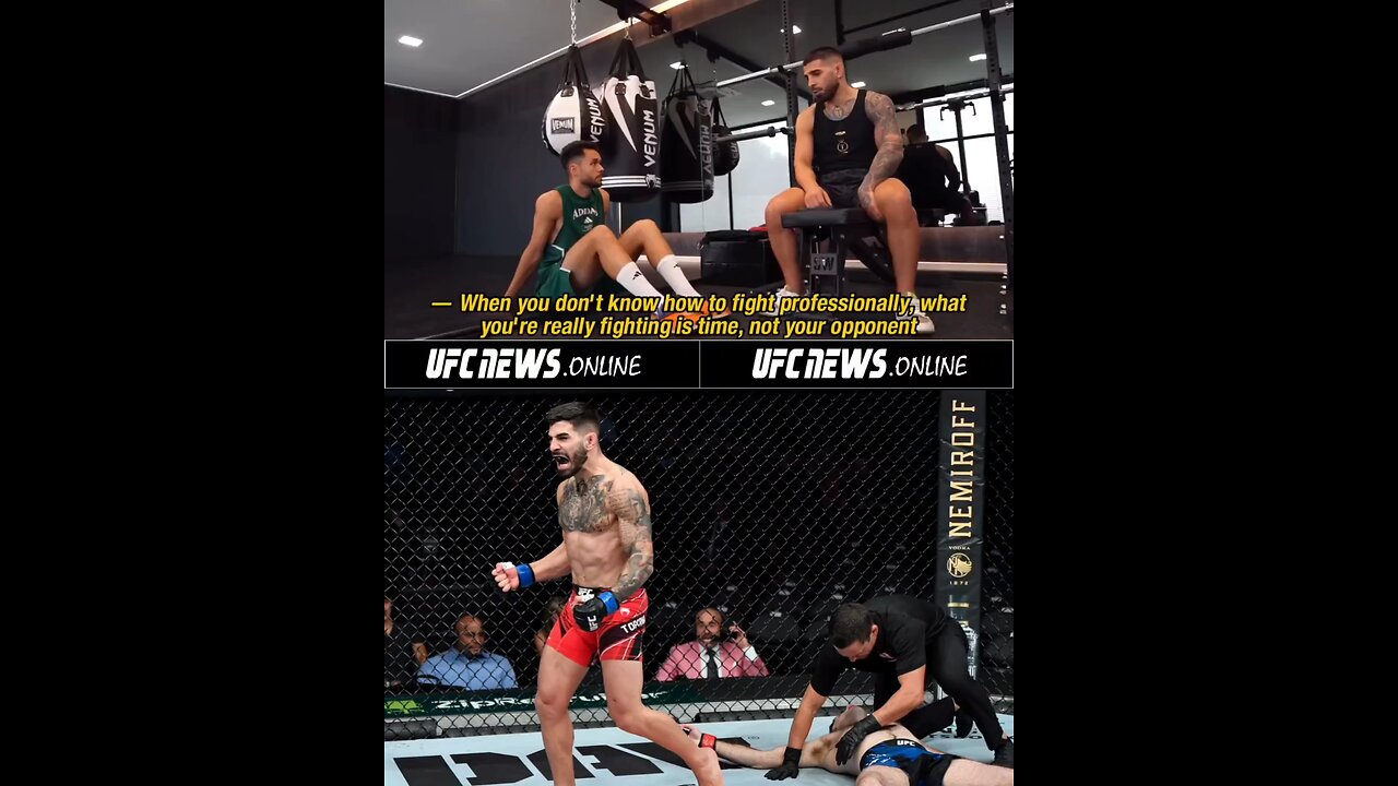 💥👀 Ilia Topuria explains the art of breaking his opponent down: