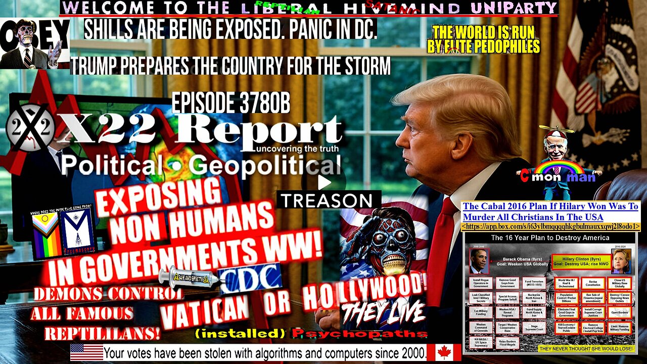 Ep 3780b - Shills Are Being Exposed, Panic In DC, Trump Prepares The Country For The Storm