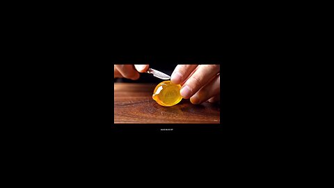 Fruit cutting glass video