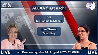 🔴🎤 LIVE – "Alexa fragt nach!" bei Sabine C. Stebel zum Thema: Shedding 🔴
