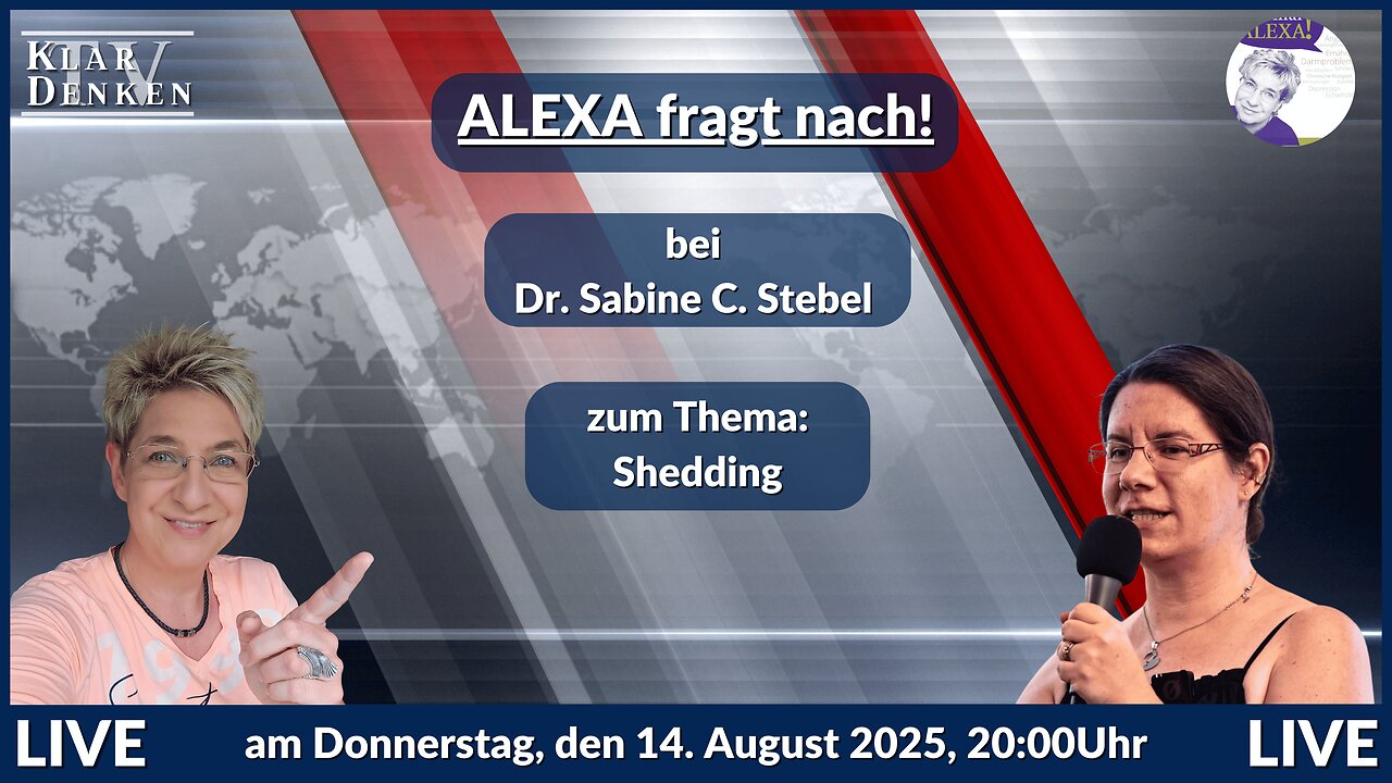🔴🎤 LIVE – "Alexa fragt nach!" bei Sabine C. Stebel zum Thema: Shedding 🔴