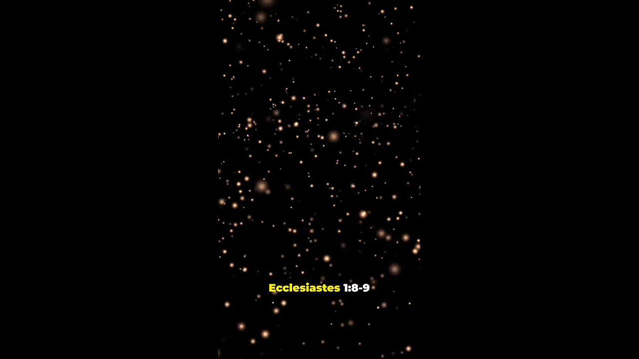 Nothing new | Ecclesiastes 1:8-9