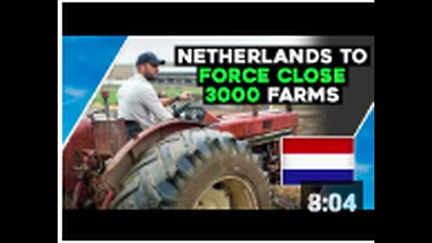 "3000 Farms to be Shut Down in the Netherlands"