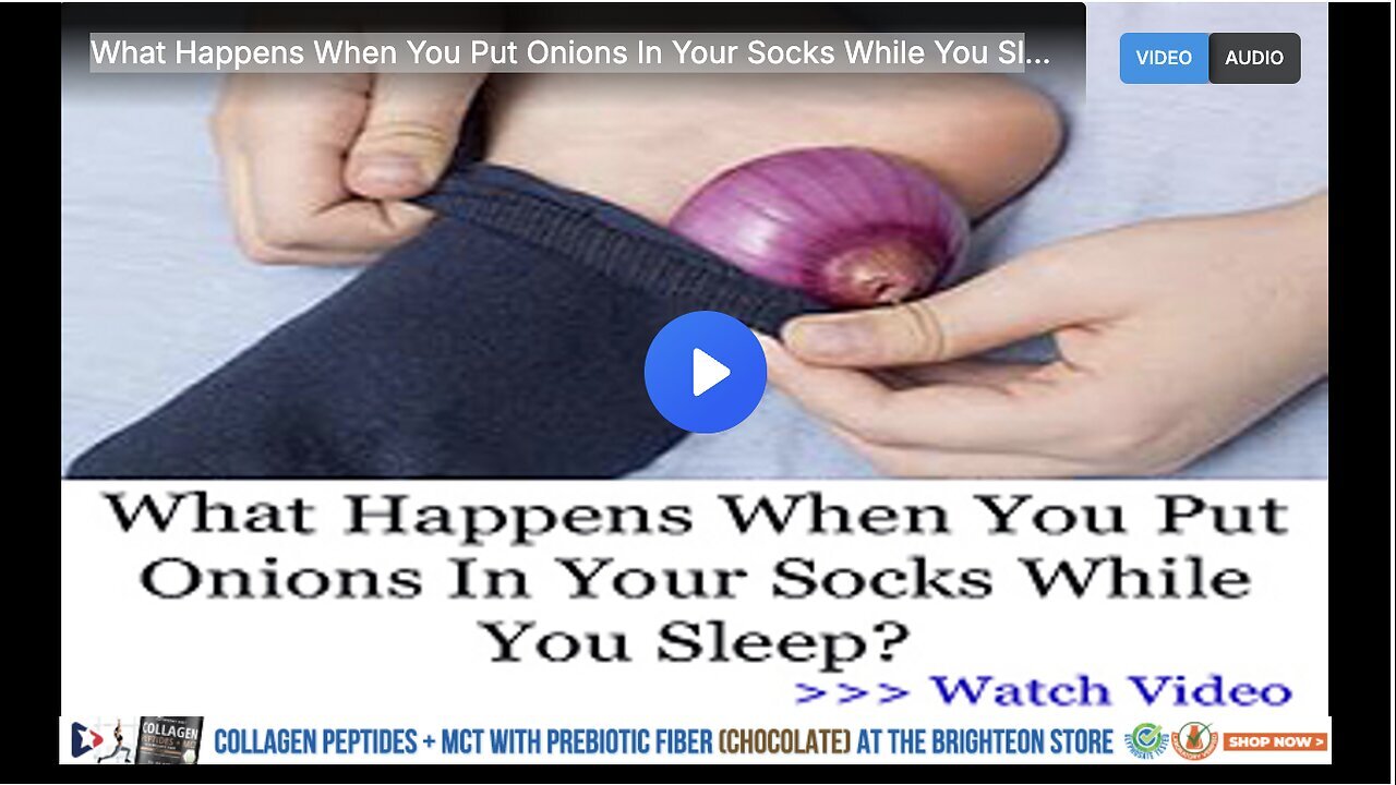"Effects of Sleeping with Onions in Your Socks"