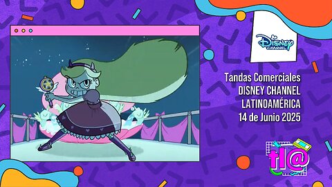 Tandas Comerciales Disney Channel Latinoamérica (14 de Junio 2025)