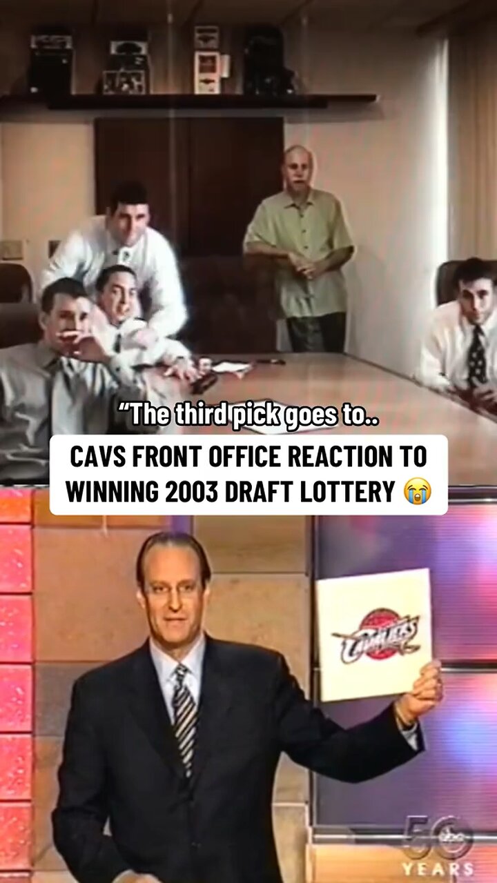 With the Draft Lottery tonight, we look back at when the Cavs secured the rights to draft LeBron!