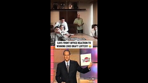 With the Draft Lottery tonight, we look back at when the Cavs secured the rights to draft LeBron!