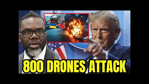 800 Drones Attack—Chicago ICE Riots Erupt Over TRUMP Post!