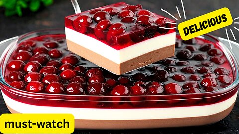 I would eat it 3 times a day! Easy and quick delicious cherry dessert recipe!