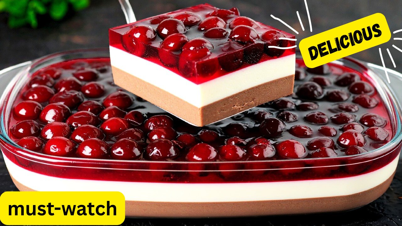I would eat it 3 times a day! Easy and quick delicious cherry dessert recipe!