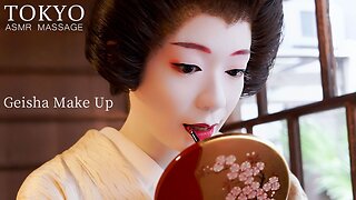 ASMR | Japanese Geisha Makeup (and Kimono)
