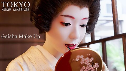 ASMR | Japanese Geisha Makeup (and Kimono)
