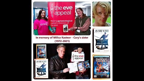 CARY ELWES ⭐️ signed The Princess Bride DVD+book for The Eve Appeal female cancer 🚺🎗 charity 2/11/23