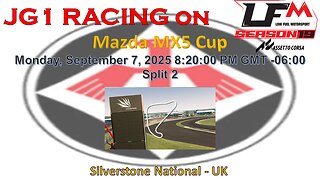 JG1 RACING on LFM - Mazda MX5 Cup - Silverstone National - UK - Split 2
