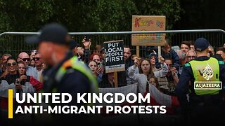 UK anti-migrant protests erupt after asylum seeker assault charged with sexual assault