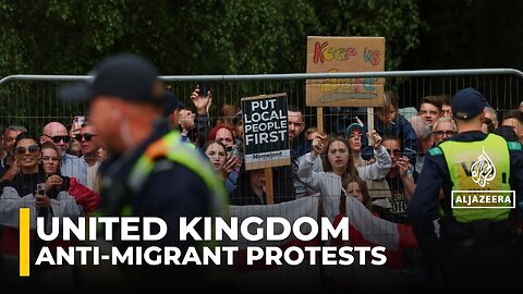 UK anti-migrant protests erupt after asylum seeker assault charged with sexual assault
