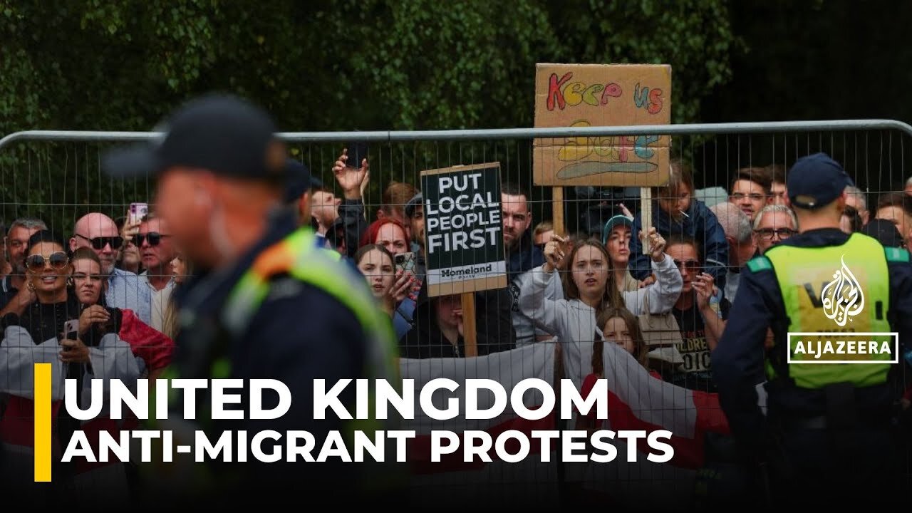 UK anti-migrant protests erupt after asylum seeker assault charged with sexual assault