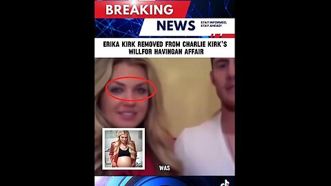 Did Charlie Kirk actually REMOVE ERIKA FROM HIS WILL after she cheated on him?
