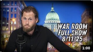 8 11 25 OWEN SHROYER War Room Trump Debate Over Police State and Most Dangerous Cities In America
