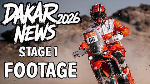 Dakar 2026 Stage 1 Footage