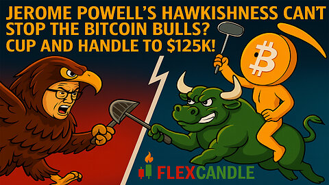 Bitcoin Cup & Handle to $125K? Powell’s Hawkish Twist Can’t Stop Bulls! 🚀🔥 EP. 156