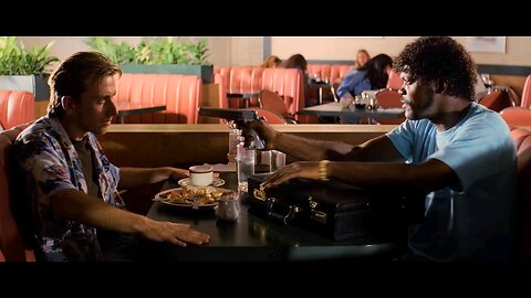 The Dinner Robbery Showdown | Pulp Fiction