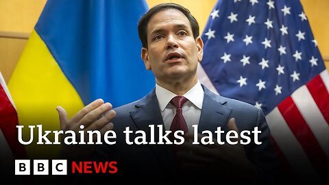 US-Ukraine talks in Geneva end with ‘progress’ - but sticking points remain | BBC News