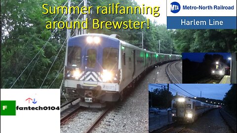Summer railfanning on the Metro North Railroad Harlem Line around Brewster!